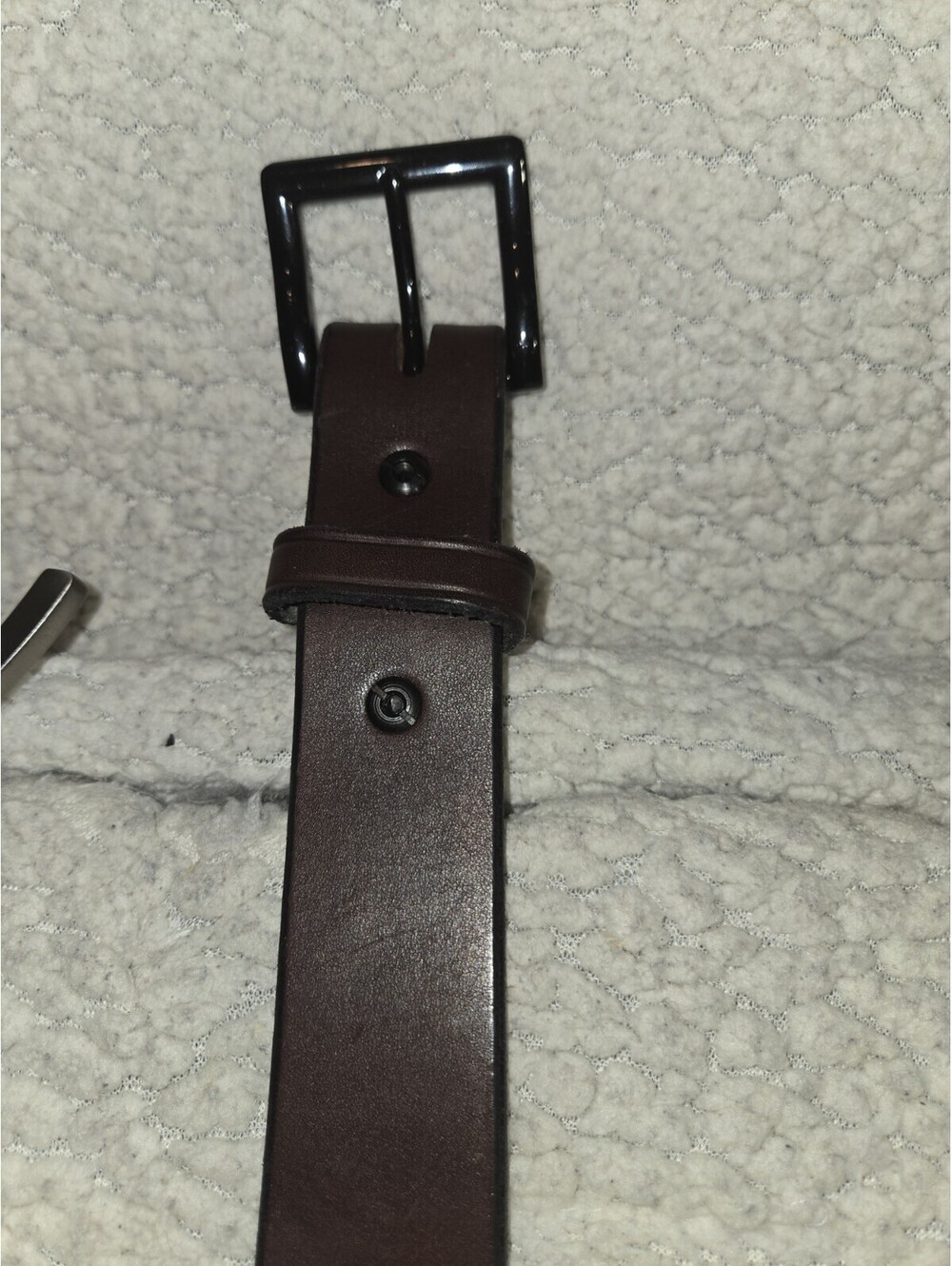 All Leather Mens Belt, Hanks Belt Brown, The Every Day, Made In The USA  51"L  X